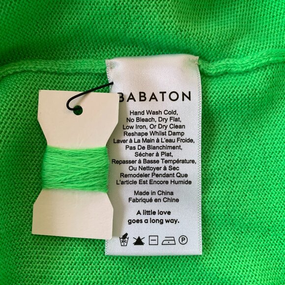 Babaton Bright Green Knit Sweater - Picture 2 of 4
